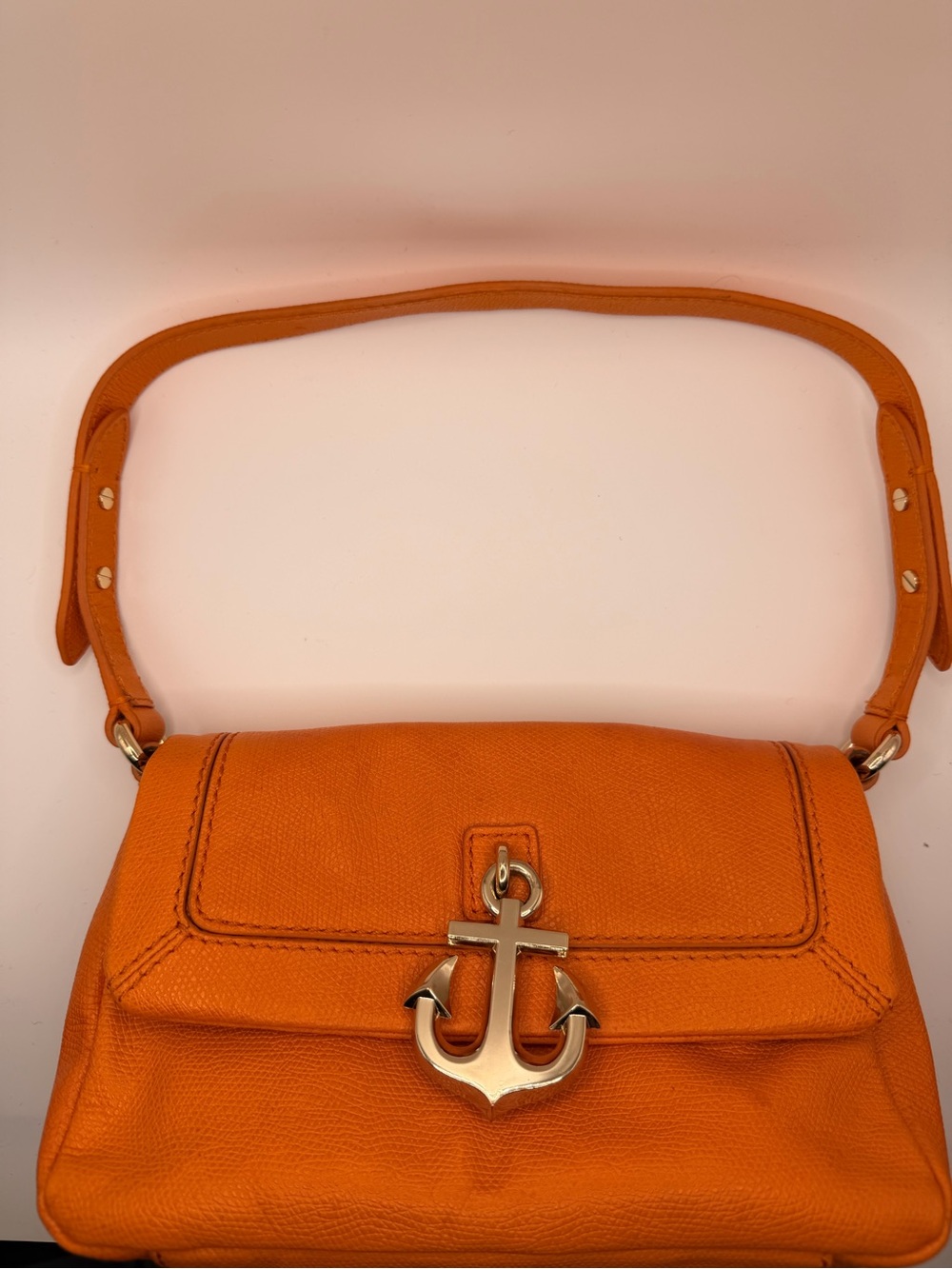 Leather Juicy Couture Y2K nautical shoulder bag
